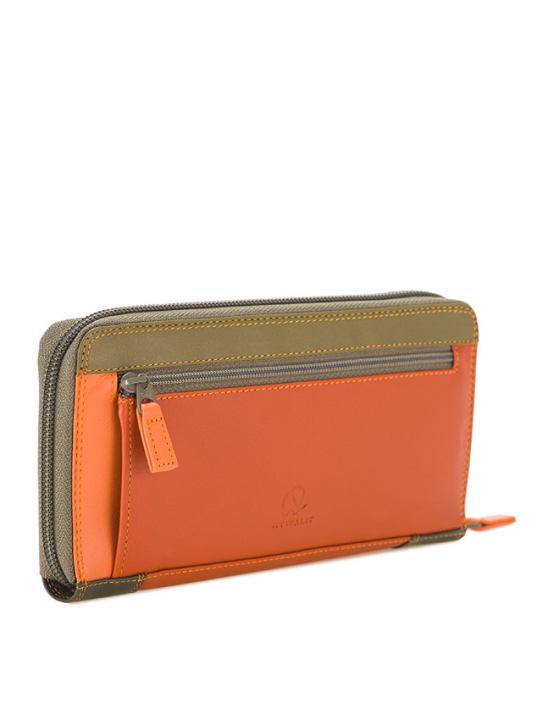 8 C/C ZIP AROUND PURSE W/BACK ZIP