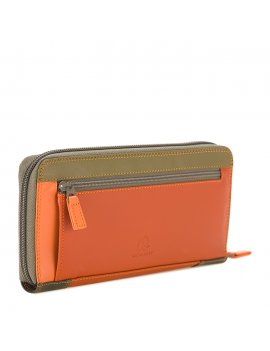 8 C/C ZIP AROUND PURSE W/BACK ZIP
