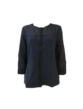CAMICIA S.COLLO M.3/4 GARZA E MAGLIA