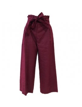 PANT CROPPED TESSUTO VISCOSA